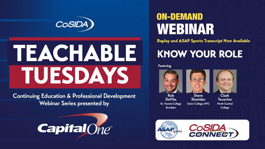 ON DEMAND: Capital One Teachable Tuesdays Webinar: Know Your Role